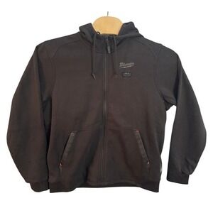 Milwaukee M12 Heated Gear Black Full Zip Hoodie Sweatshirt M200 Mens Large